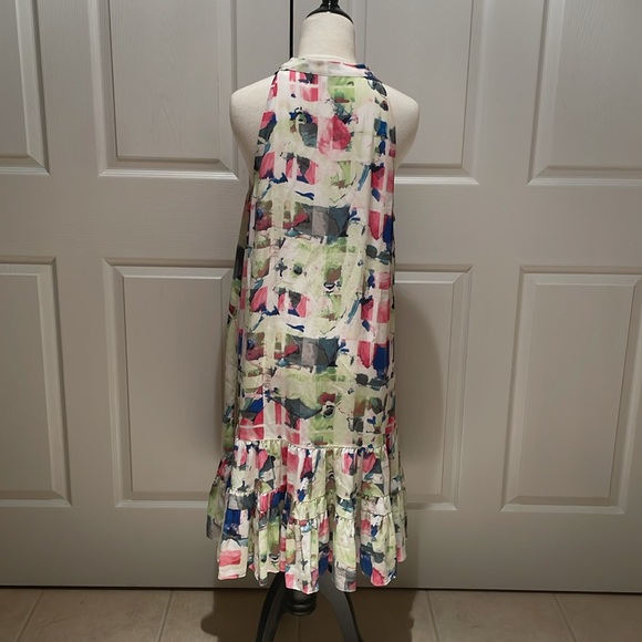 Joie Hayden Moni Silk Sleeveless Printed Dress - Picture 2 of 4
